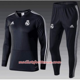 Real Madrid Ensemble Sweat d'entrainement Noir 2018/2019